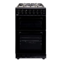 Teknix TKGF50TBL Twin Cavity 50cm Gas Cooker in Black
